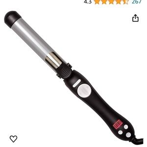 Beachwaver Rotating Curling Iron in Black | 1.25 inch Barrel